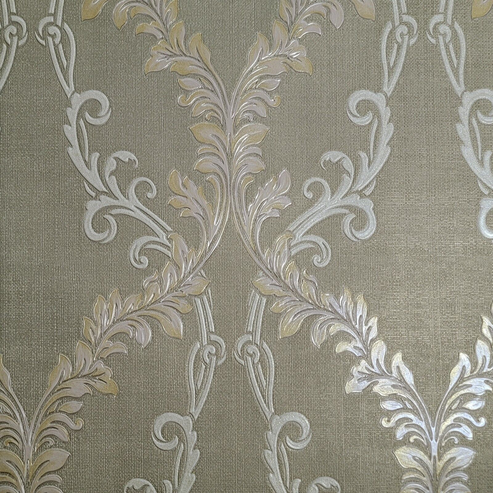 Graham & Brown Gothic Damask Plum Purple Removable Wallpaper Sample  10658694 - The Home Depot